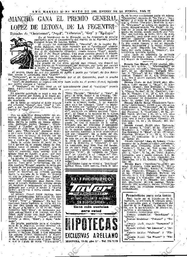 ABC MADRID 15-05-1962 página 77