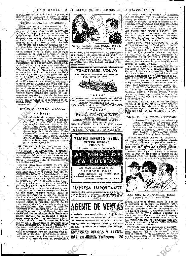 ABC MADRID 15-05-1962 página 82