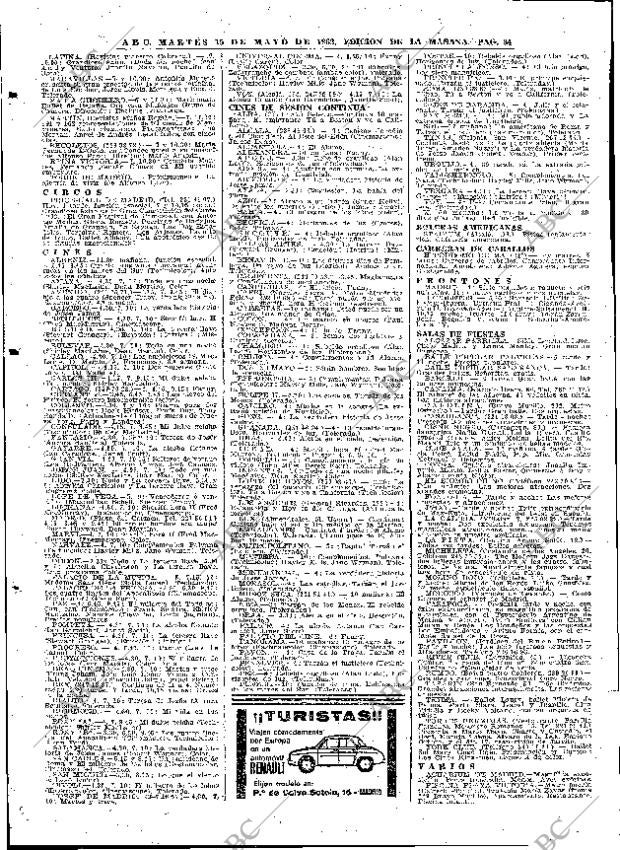 ABC MADRID 15-05-1962 página 84