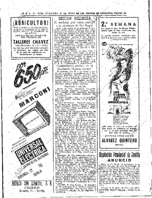 ABC SEVILLA 18-05-1962 página 48