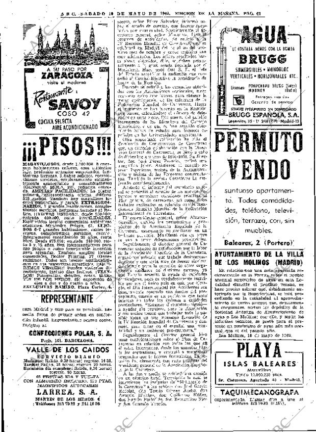 ABC MADRID 19-05-1962 página 60