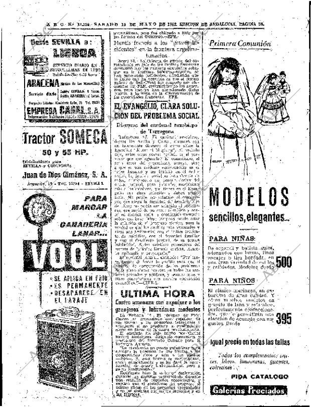 ABC SEVILLA 19-05-1962 página 36