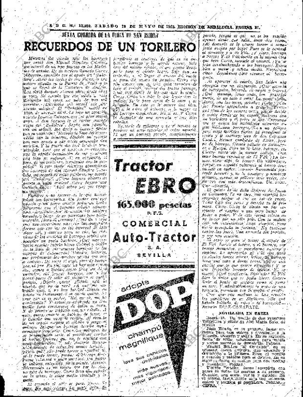 ABC SEVILLA 19-05-1962 página 51
