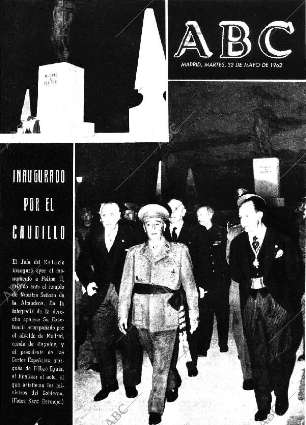 ABC MADRID 22-05-1962 página 1