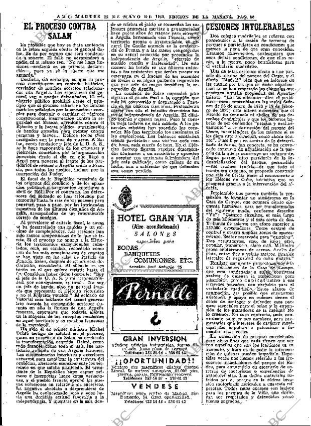 ABC MADRID 22-05-1962 página 50