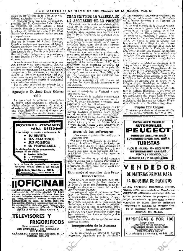 ABC MADRID 22-05-1962 página 66