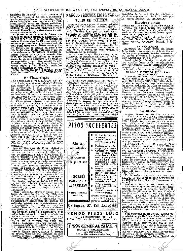 ABC MADRID 22-05-1962 página 68