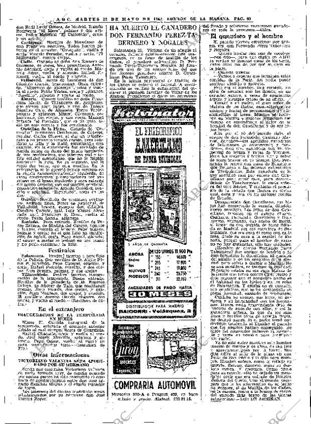 ABC MADRID 22-05-1962 página 69
