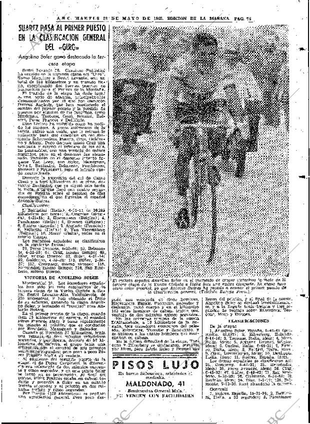 ABC MADRID 22-05-1962 página 75