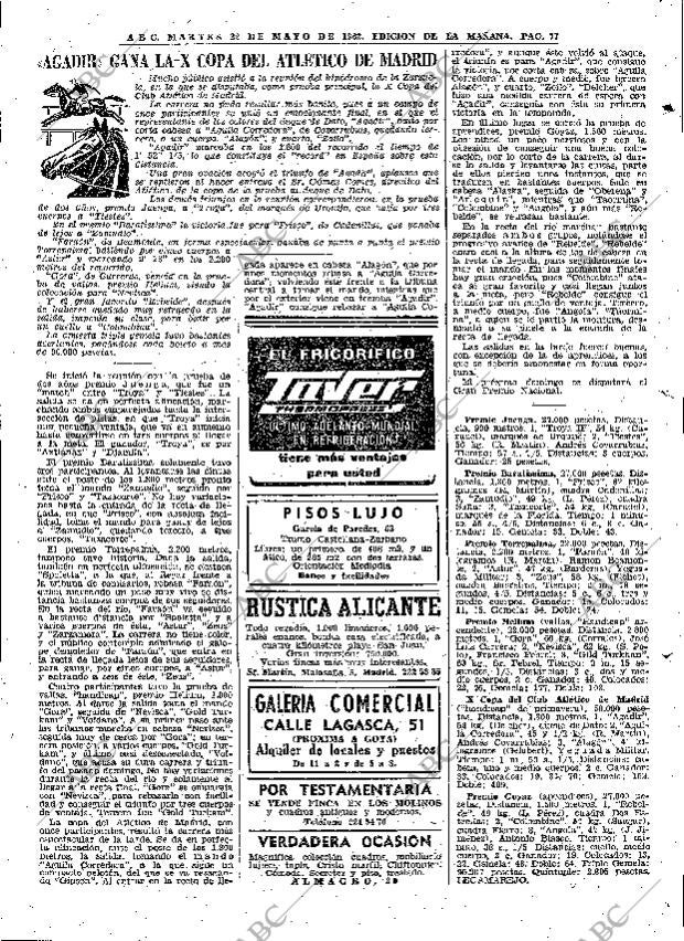 ABC MADRID 22-05-1962 página 77