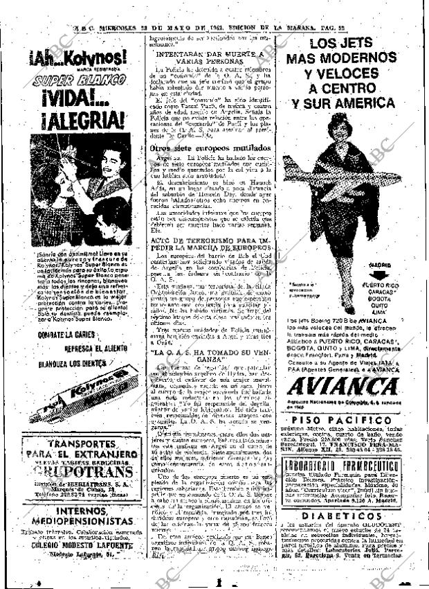 ABC MADRID 23-05-1962 página 52