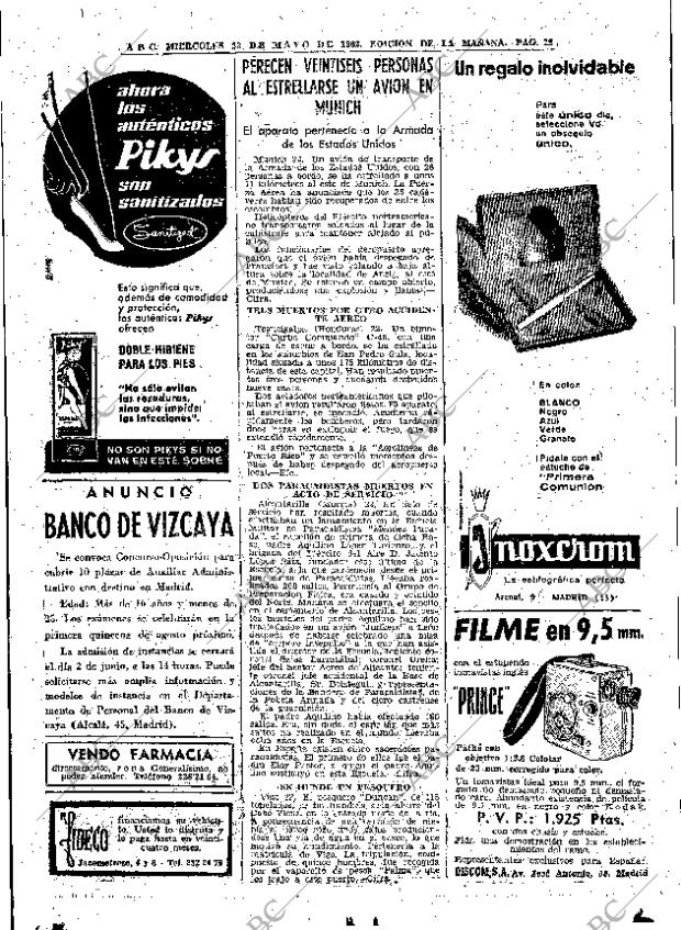 ABC MADRID 23-05-1962 página 72