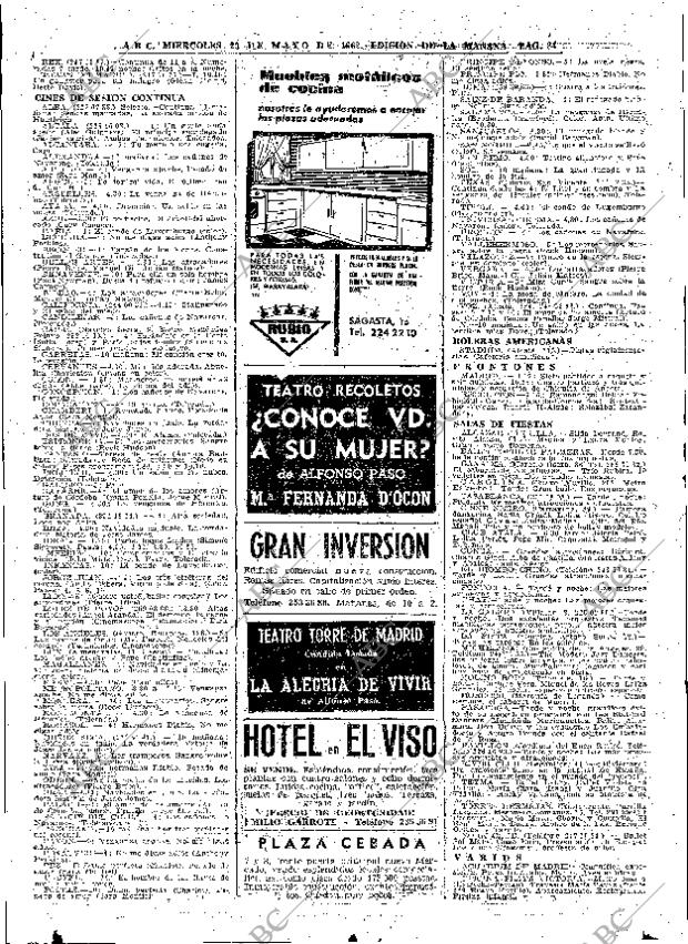 ABC MADRID 23-05-1962 página 84