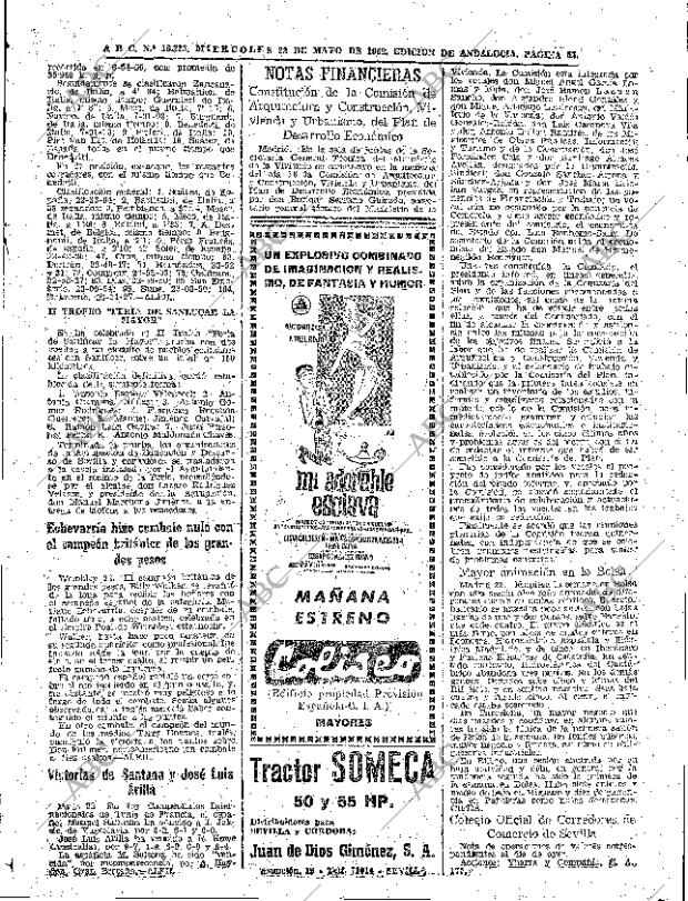 ABC SEVILLA 23-05-1962 página 53