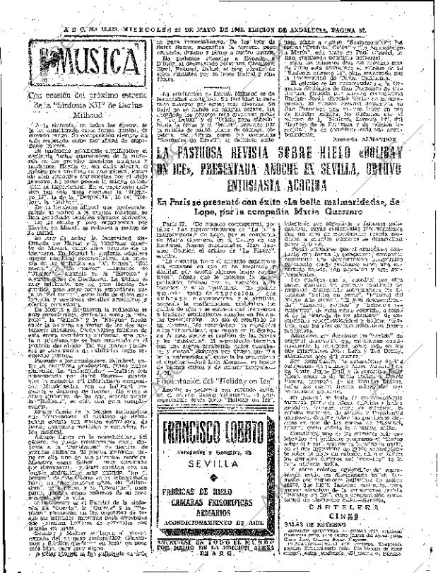 ABC SEVILLA 23-05-1962 página 54