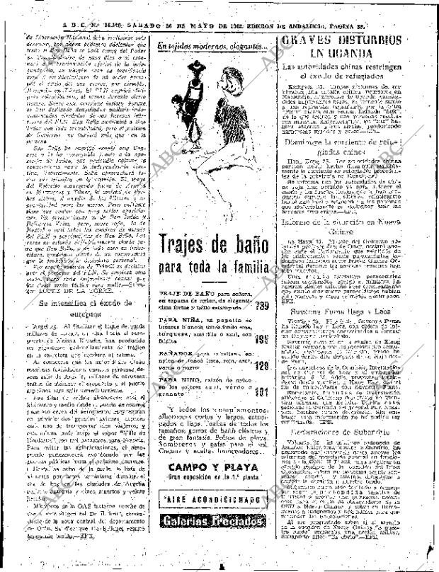 ABC SEVILLA 26-05-1962 página 38