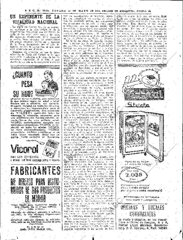 ABC SEVILLA 26-05-1962 página 40
