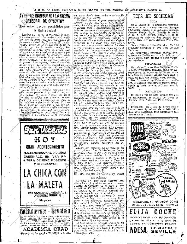 ABC SEVILLA 26-05-1962 página 44