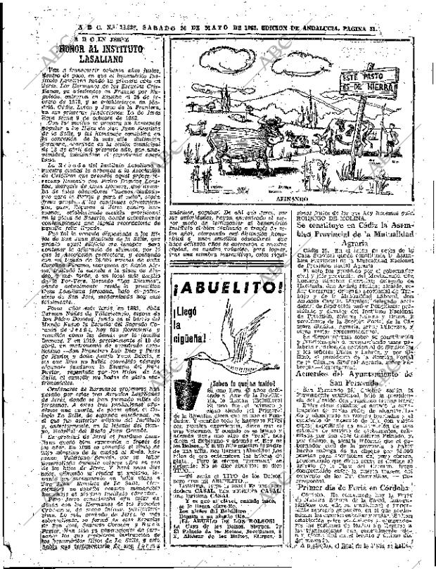 ABC SEVILLA 26-05-1962 página 51