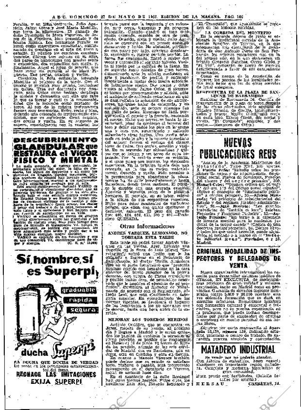 ABC MADRID 27-05-1962 página 106