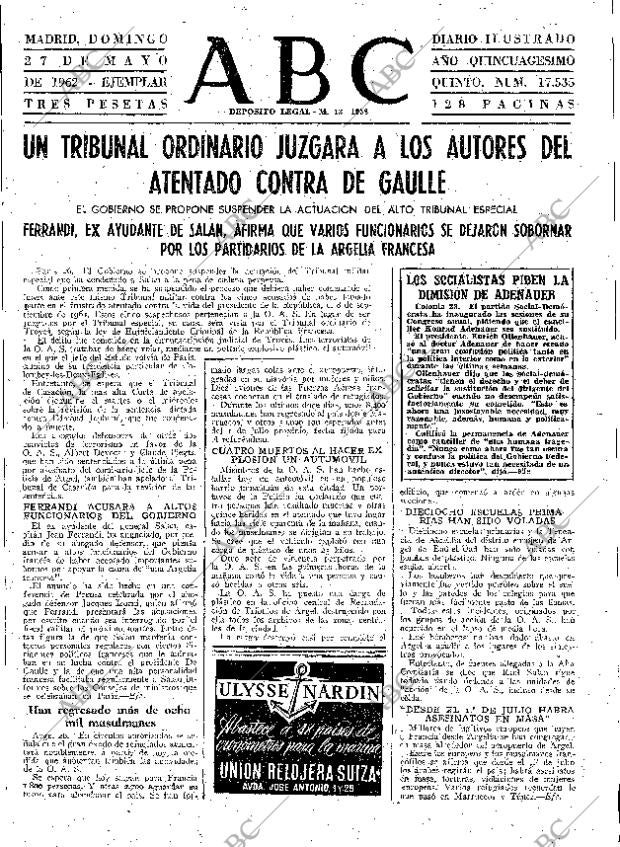 ABC MADRID 27-05-1962 página 79