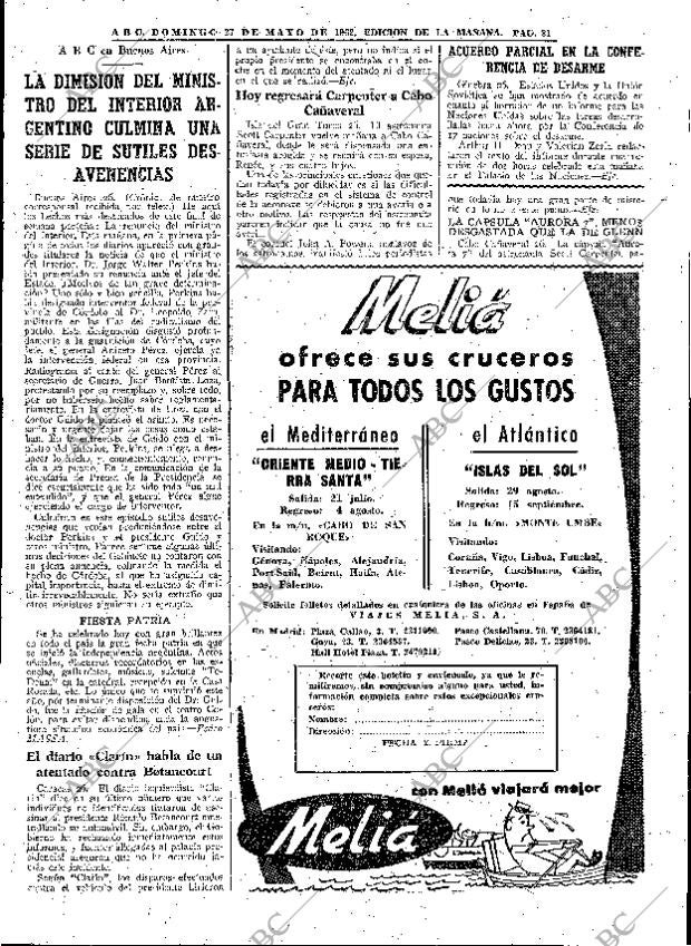 ABC MADRID 27-05-1962 página 81