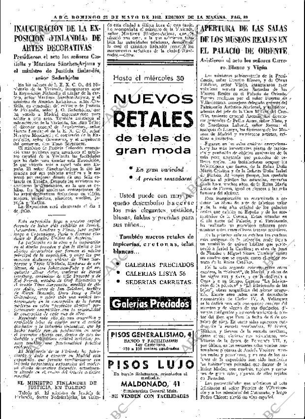 ABC MADRID 27-05-1962 página 89