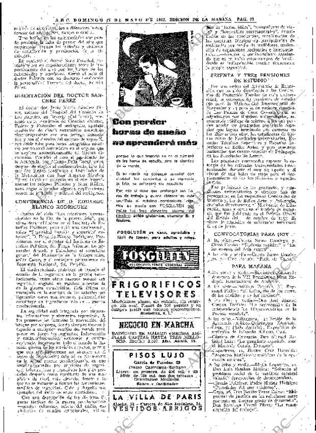 ABC MADRID 27-05-1962 página 97