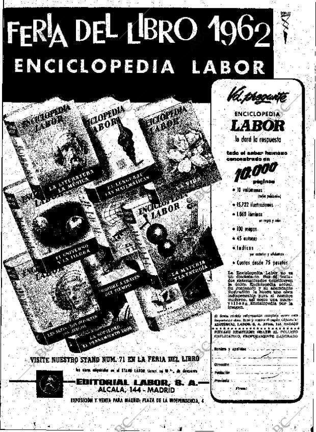 ABC MADRID 31-05-1962 página 15