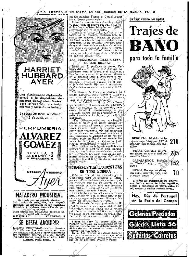 ABC MADRID 31-05-1962 página 50
