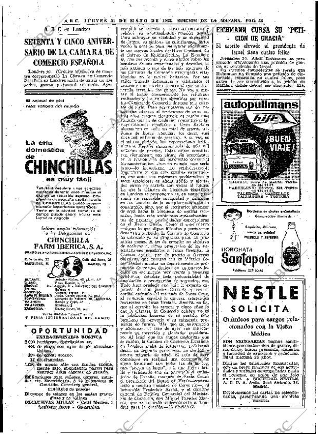 ABC MADRID 31-05-1962 página 56