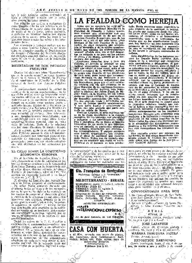 ABC MADRID 31-05-1962 página 63