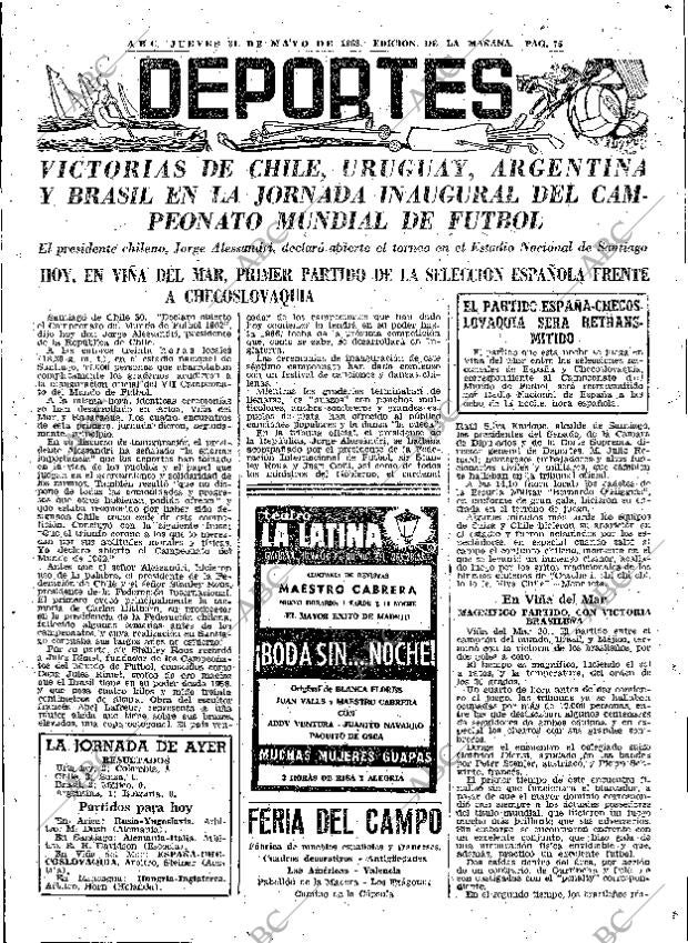 ABC MADRID 31-05-1962 página 75
