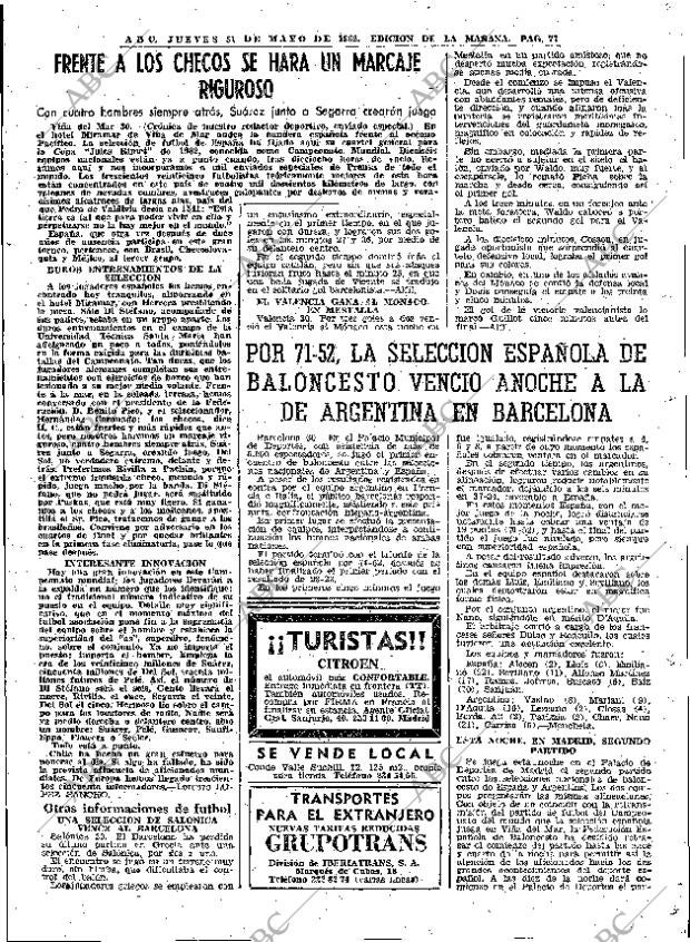 ABC MADRID 31-05-1962 página 77