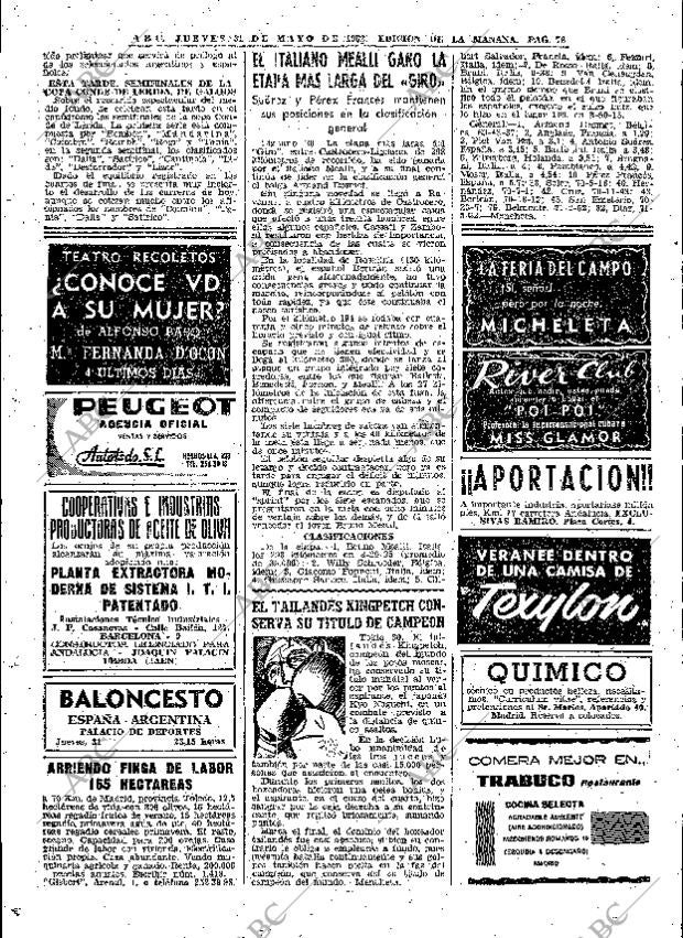 ABC MADRID 31-05-1962 página 78