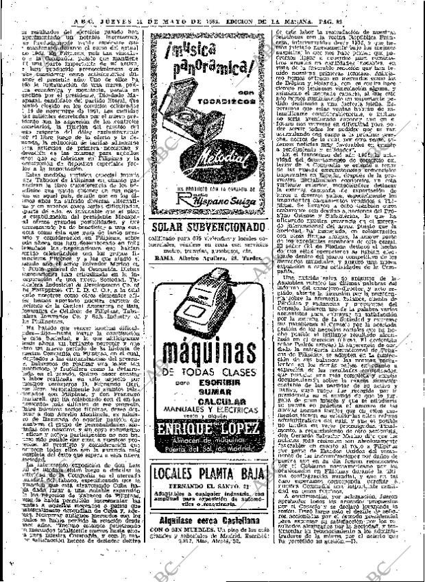 ABC MADRID 31-05-1962 página 82
