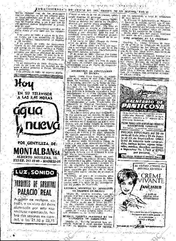ABC MADRID 01-06-1962 página 60