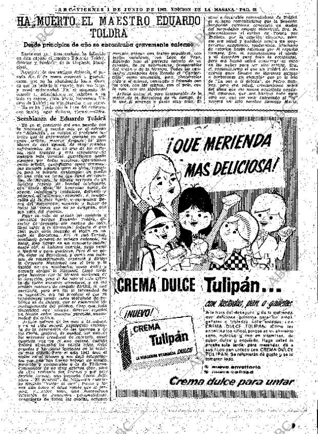 ABC MADRID 01-06-1962 página 61