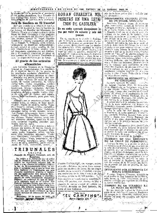 ABC MADRID 01-06-1962 página 70