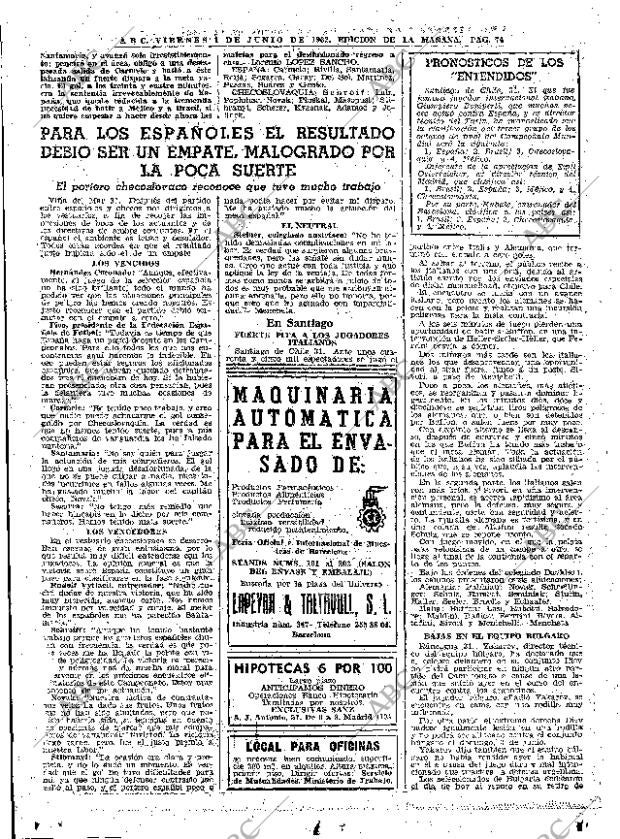 ABC MADRID 01-06-1962 página 74
