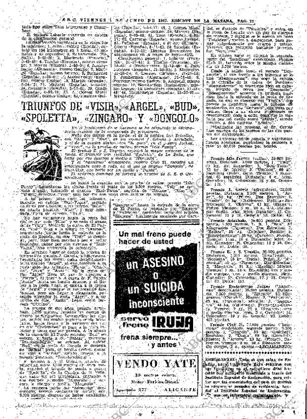 ABC MADRID 01-06-1962 página 77