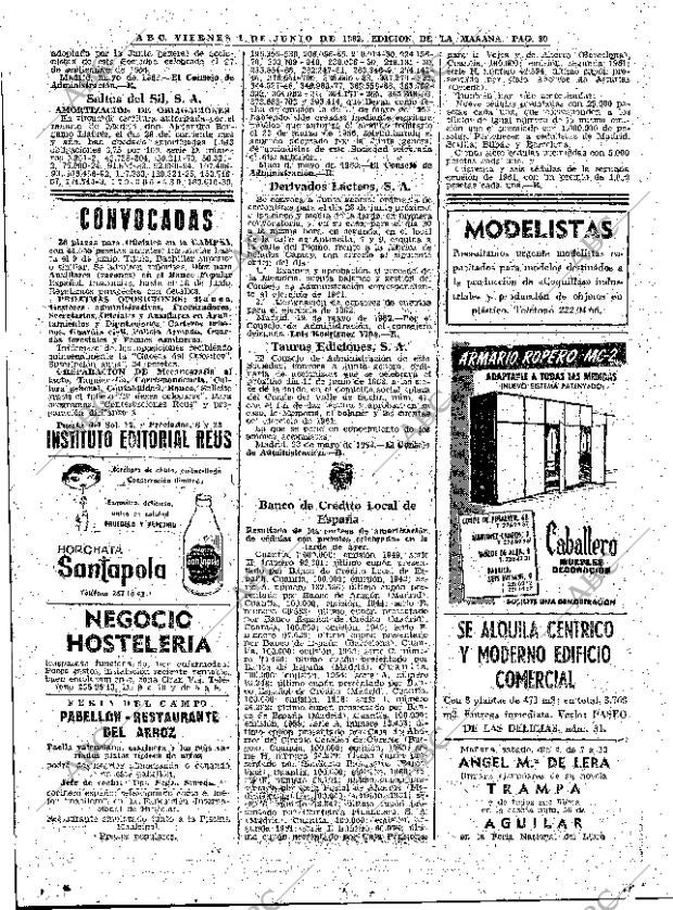 ABC MADRID 01-06-1962 página 80