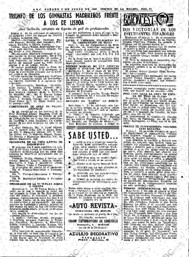 ABC MADRID 02-06-1962 página 77