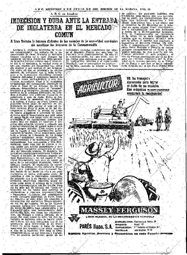ABC MADRID 06-06-1962 página 55