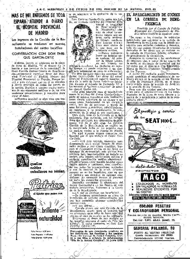 ABC MADRID 06-06-1962 página 62