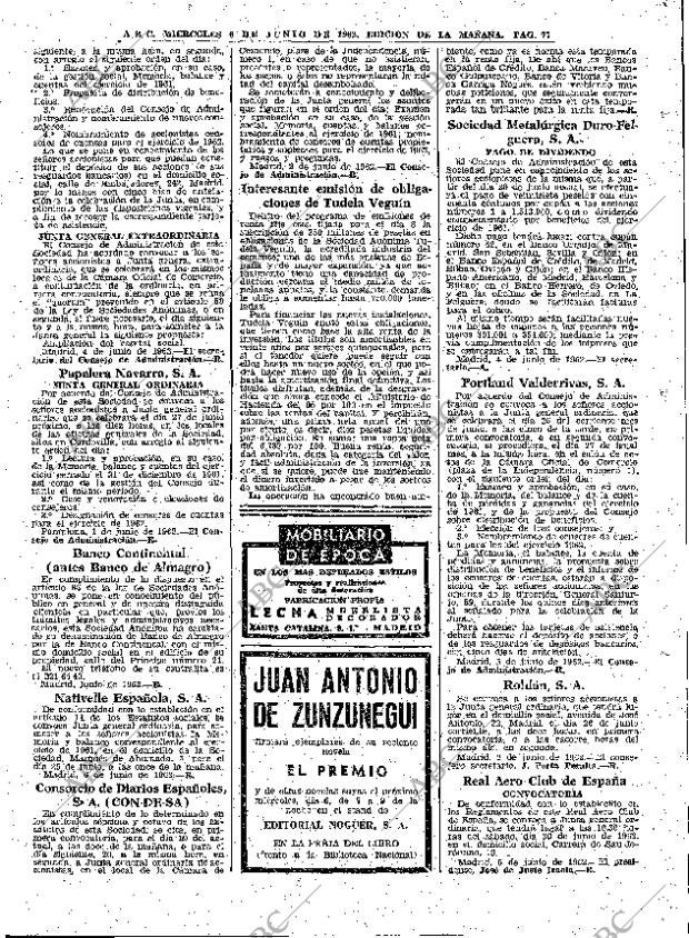 ABC MADRID 06-06-1962 página 77