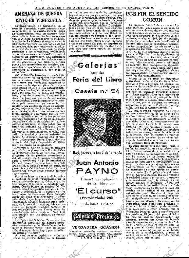 ABC MADRID 07-06-1962 página 52