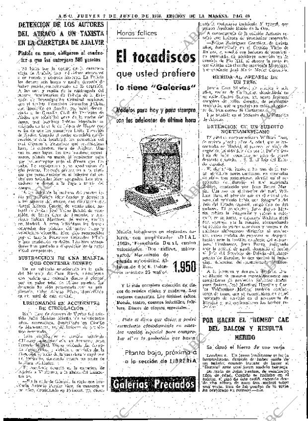 ABC MADRID 07-06-1962 página 69