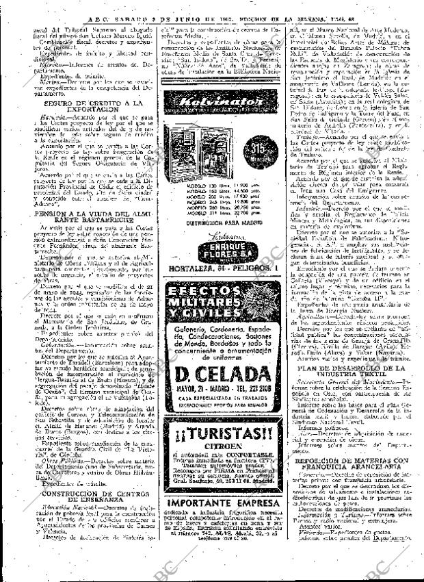 ABC MADRID 09-06-1962 página 48