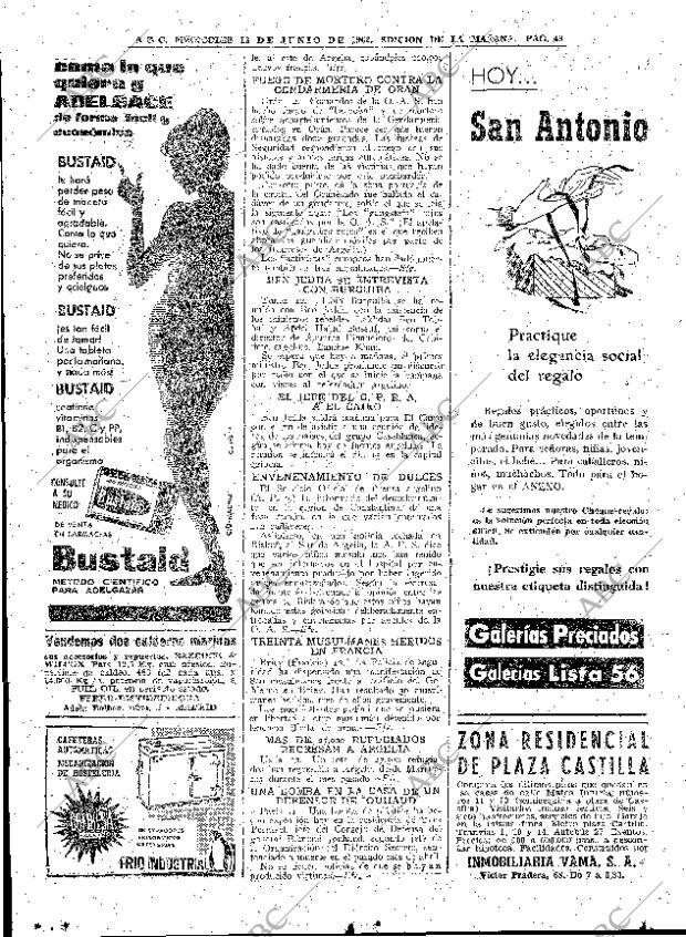 ABC MADRID 13-06-1962 página 48